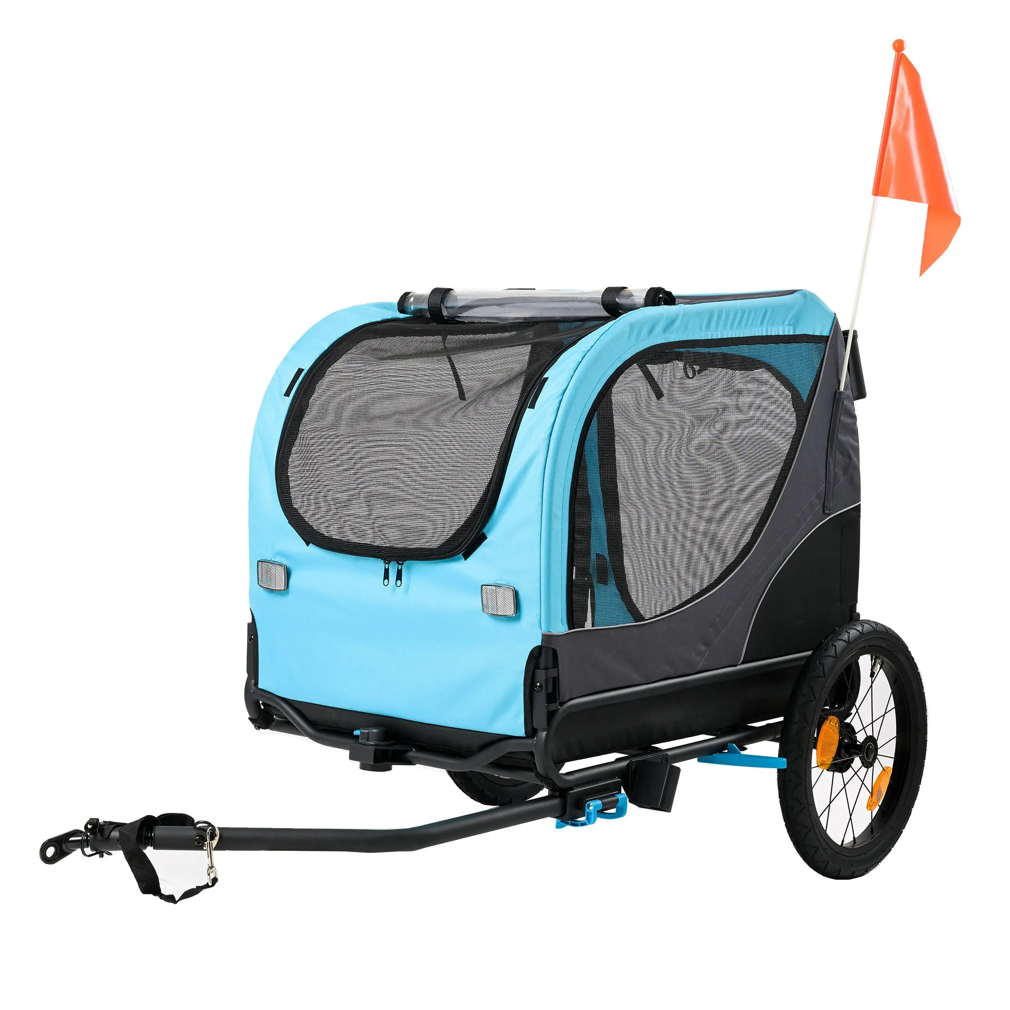 2-in-1 Pet Bike Trailer & Large Foldable Dog Stroller