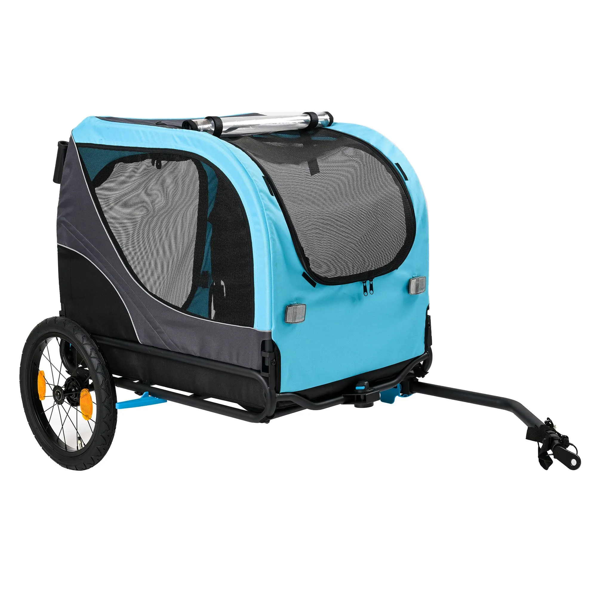 2-in-1 Pet Bike Trailer & Large Foldable Dog Stroller