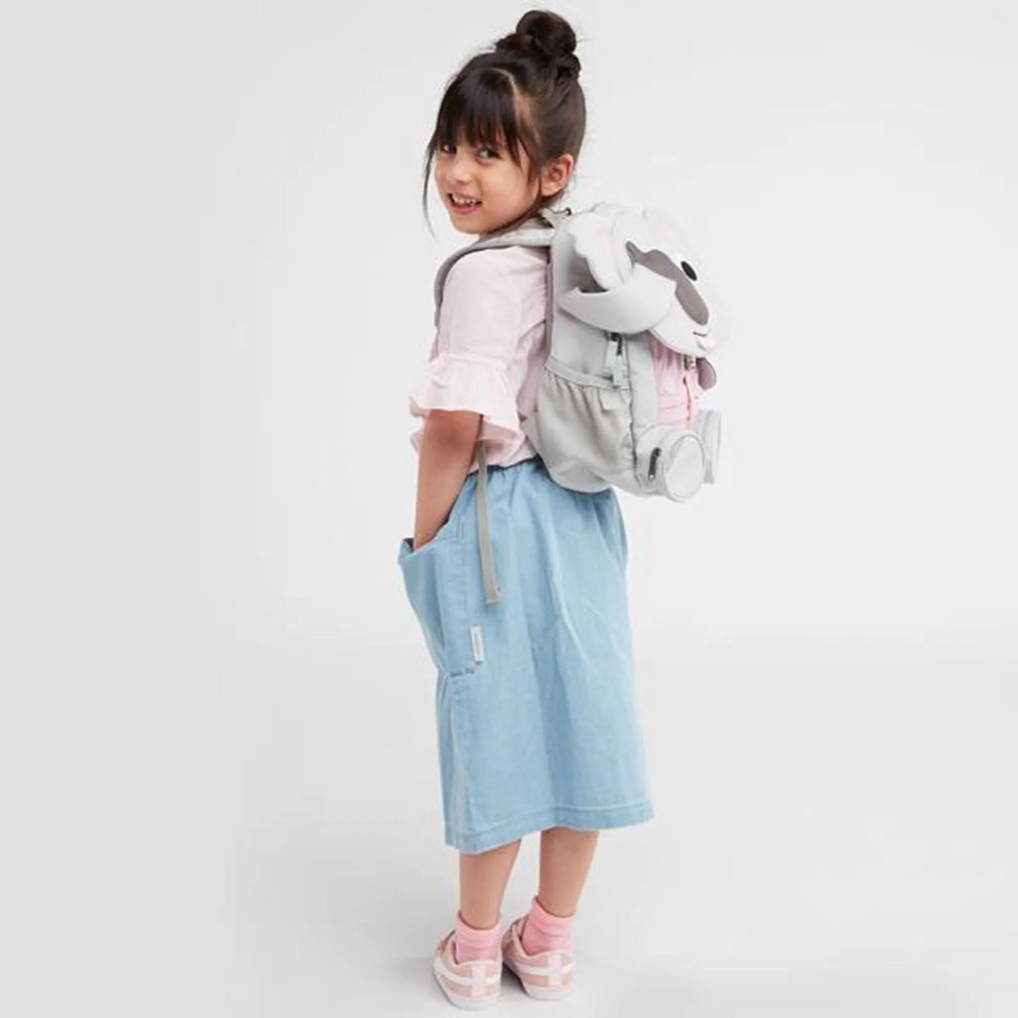 Affenzahn Kindergarten Backpack Large Grey Kimi Koala