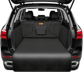 Alfheim Cargo Liner for Dogs, Nonslip Waterproof Pet Boot Liner with Bumper Flap Protector, Durable Washable Cargo Cover Mat Travel, Universal for Medium Small Car Truck SUV