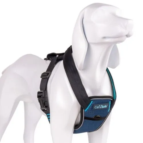 CarSafe Crash Tested Dog Harness Blue Large