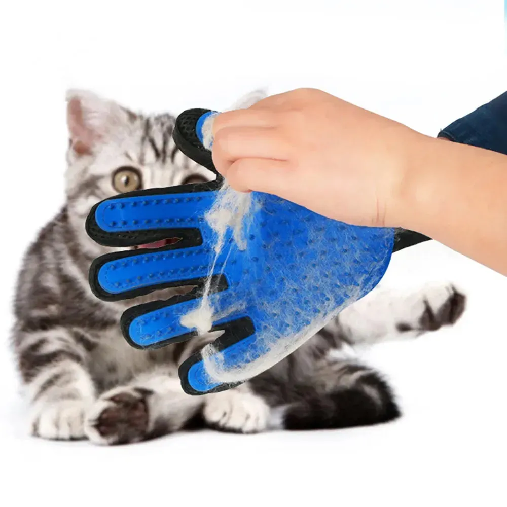 Cats Pet Products Hair Removal Brush Wool Gloves Cat Grooming Glove Clean Massage Animal Supplies Removes Home Garden