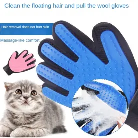 Cats Pet Products Hair Removal Brush Wool Gloves Cat Grooming Glove Clean Massage Animal Supplies Removes Home Garden