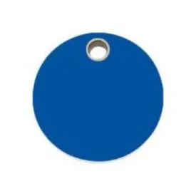 Circle Flat Plastic Pet ID Tag