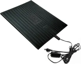 Cozy Products Electric Foot Warmer, Large and Portable Heated Rubber Mat, Personal Space Heater for Home, Office, Garage, and Car, 120 Watts, 8 lbs, 22.95" x 13.97" x 0.70"