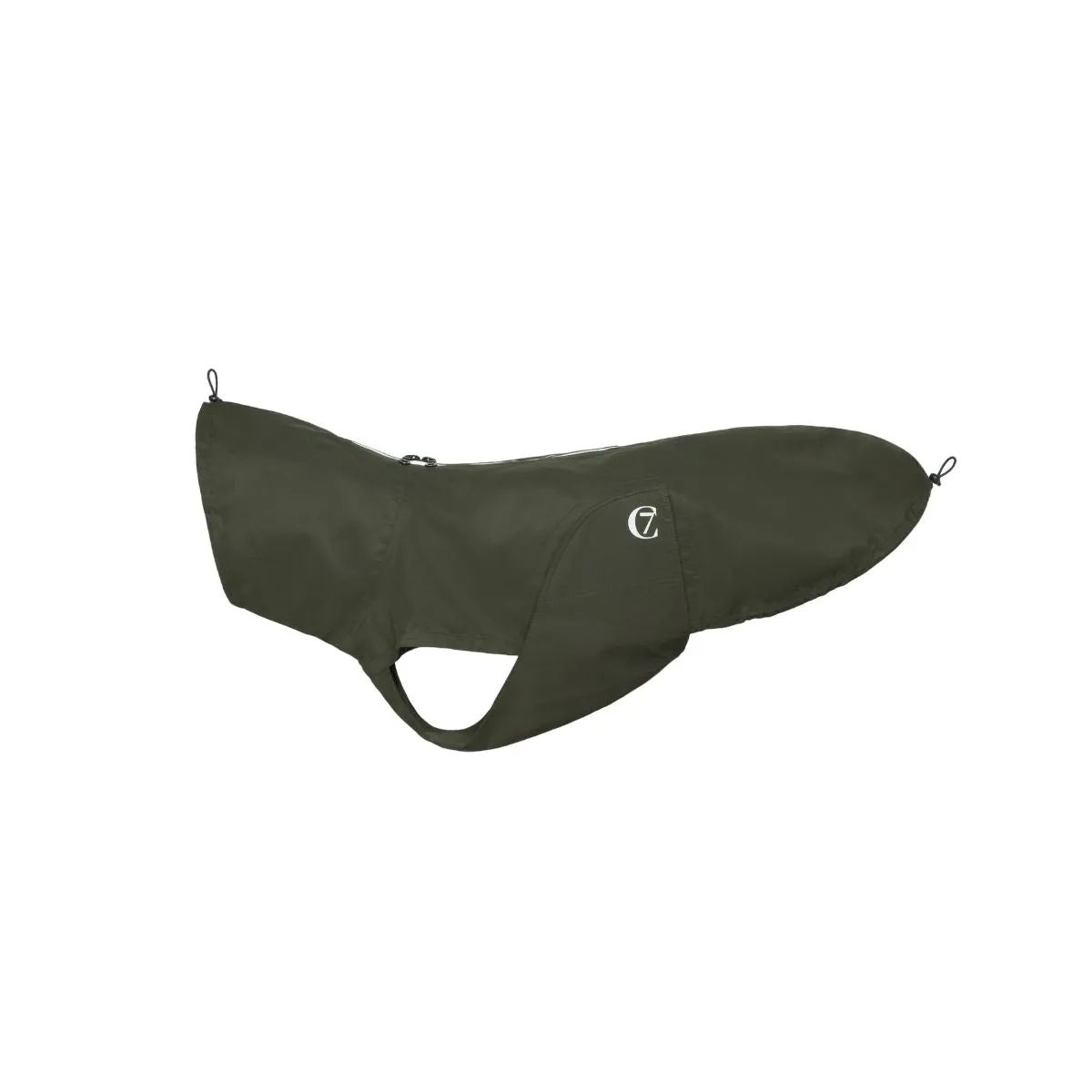 Dog Raincoat Dublin Dark Olive