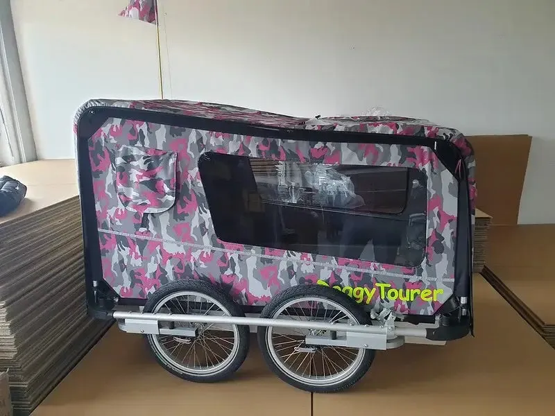 Doggy Tourer Beethoven XL 4-Wheel Dog Bike Trailer