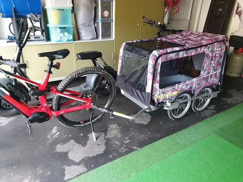 Doggy Tourer Beethoven XL 4-Wheel Dog Bike Trailer