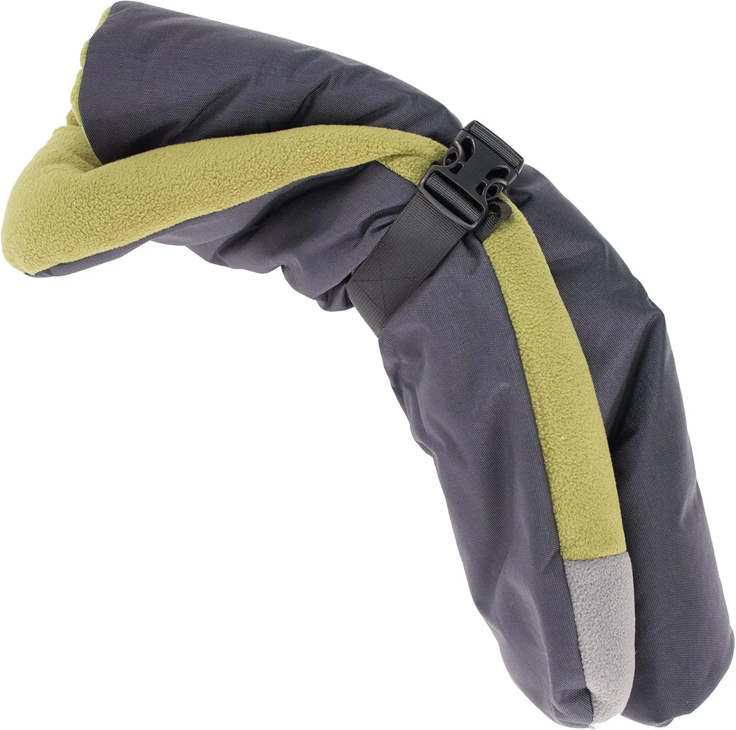 DOGHELIOS 'Combat-Terrain' Cordura-Nyco Reversible Nylon and Polar Fleece Travel Camping Folding Pet Dog Bed Mat, Medium, Olive Green, Grey