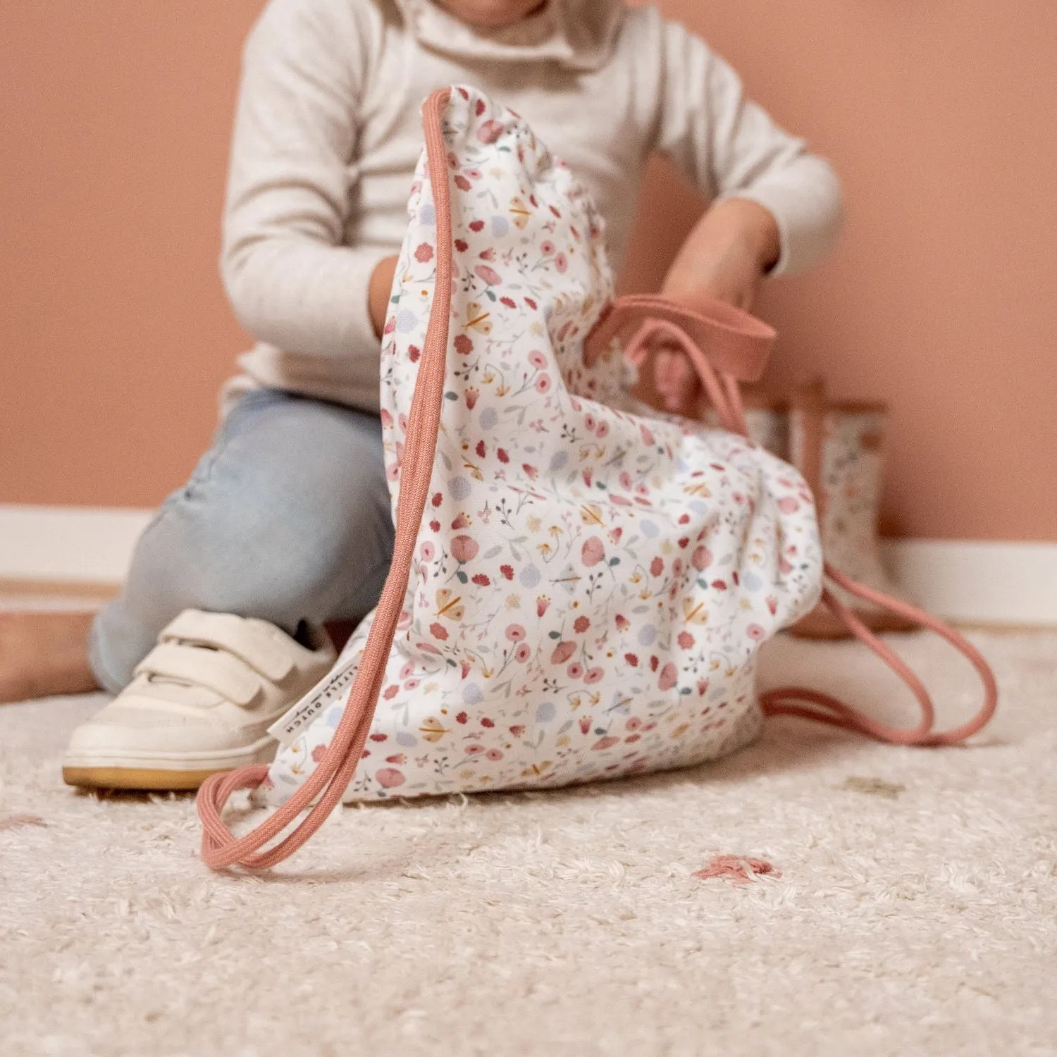 Flowers & Butterflies | Children’s String Bag for Creche, Nursery & School