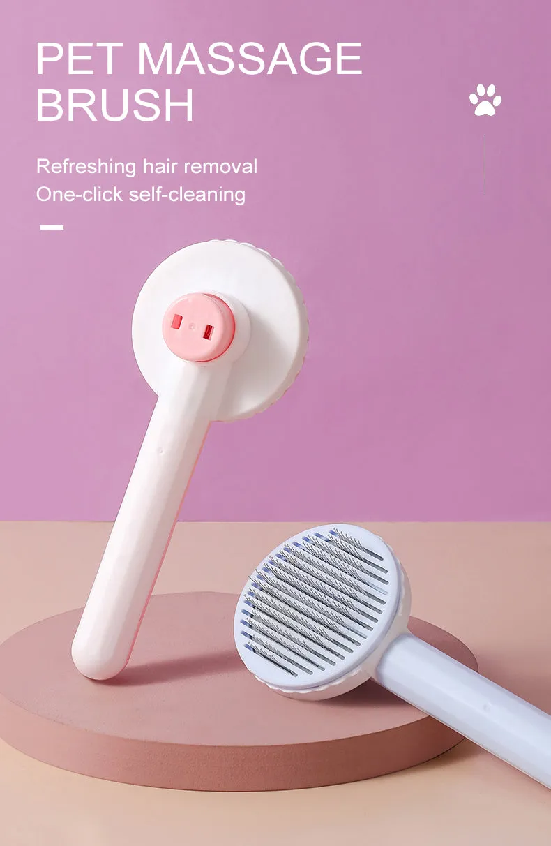 Funki Buys | Pet Brushes | Cat Comb, Dog Brush Self-Cleaning