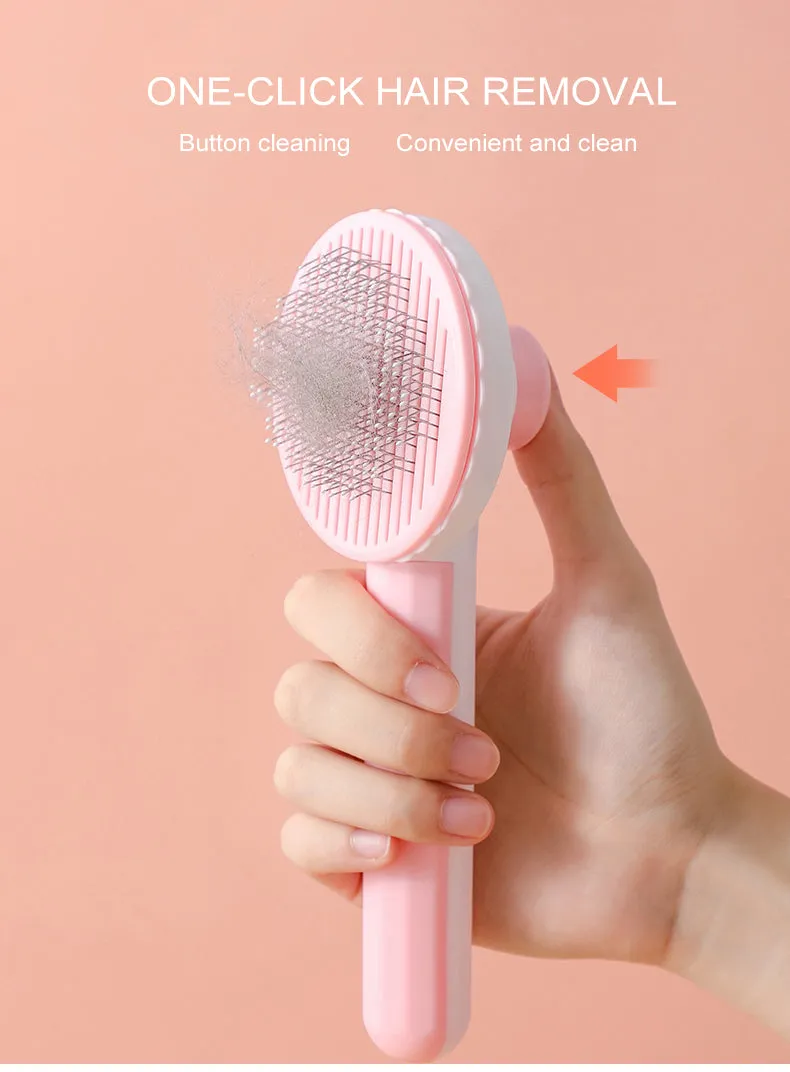 Funki Buys | Pet Brushes | Cat Comb, Dog Brush Self-Cleaning
