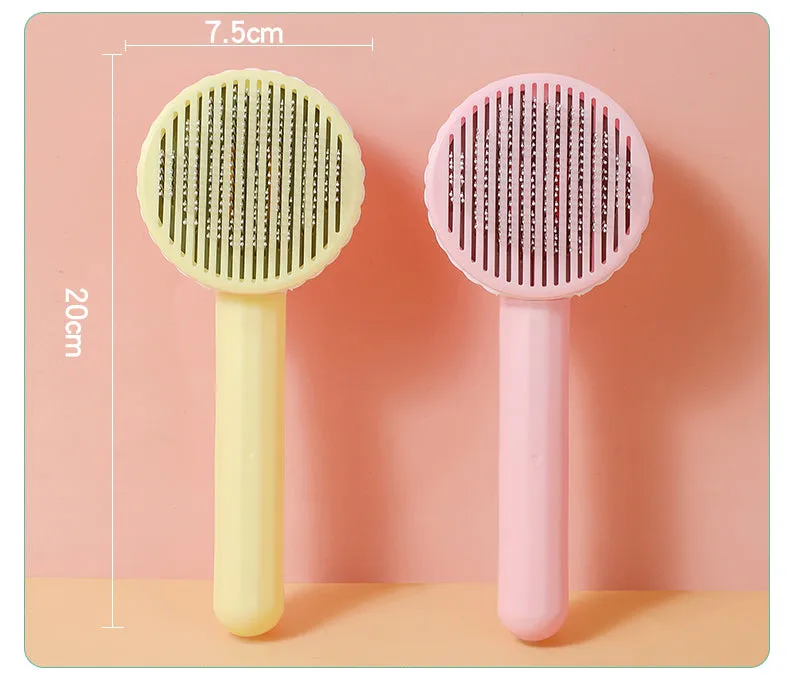 Funki Buys | Pet Brushes | Cat Comb, Dog Brush Self-Cleaning
