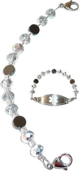 Hidden Hollow Beads  6.5  5.5  ID ,