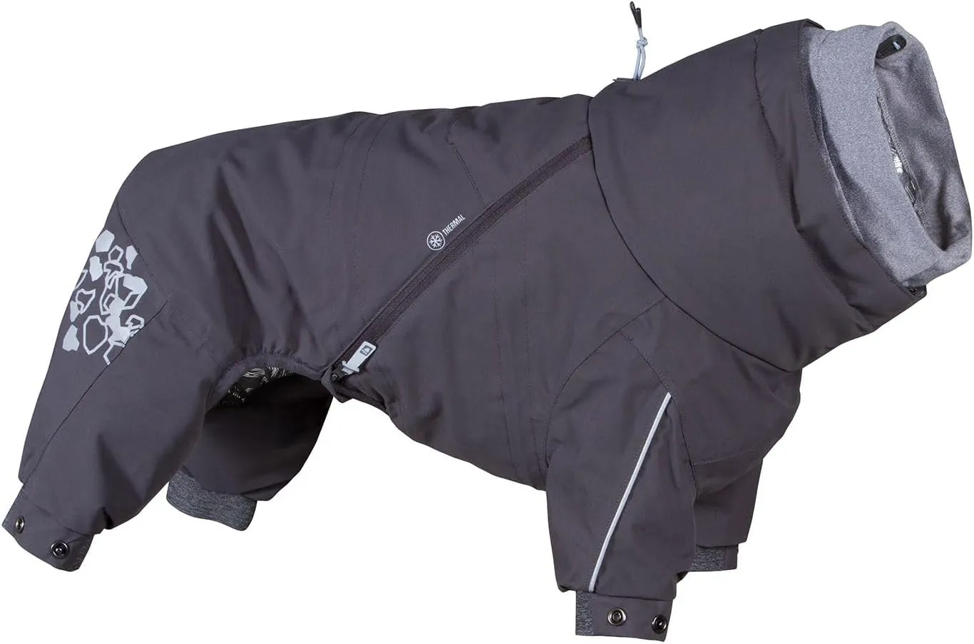 Hurtta Extreme Overall, Dog Snowsuit, BlackBerry, 16M