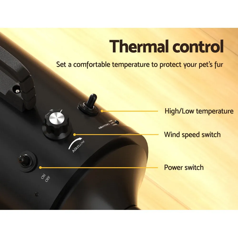 Low Noise Pet Hair Dryer with Thermal & Airflow Control - i.Pet