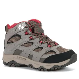 Merrell Moab 3 Mid Waterproof Kids Boulder Red