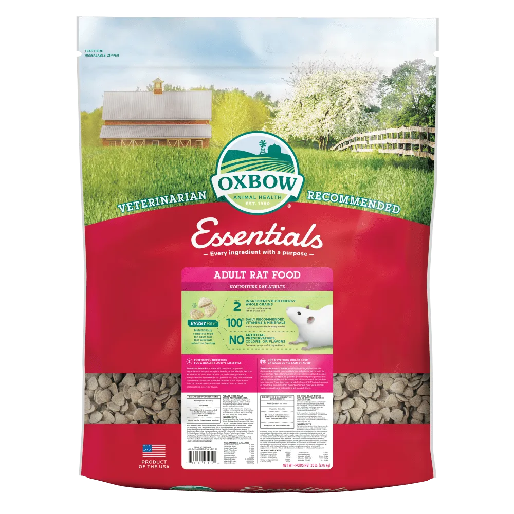 Oxbow Animal Health Essentials Adult Rat Food