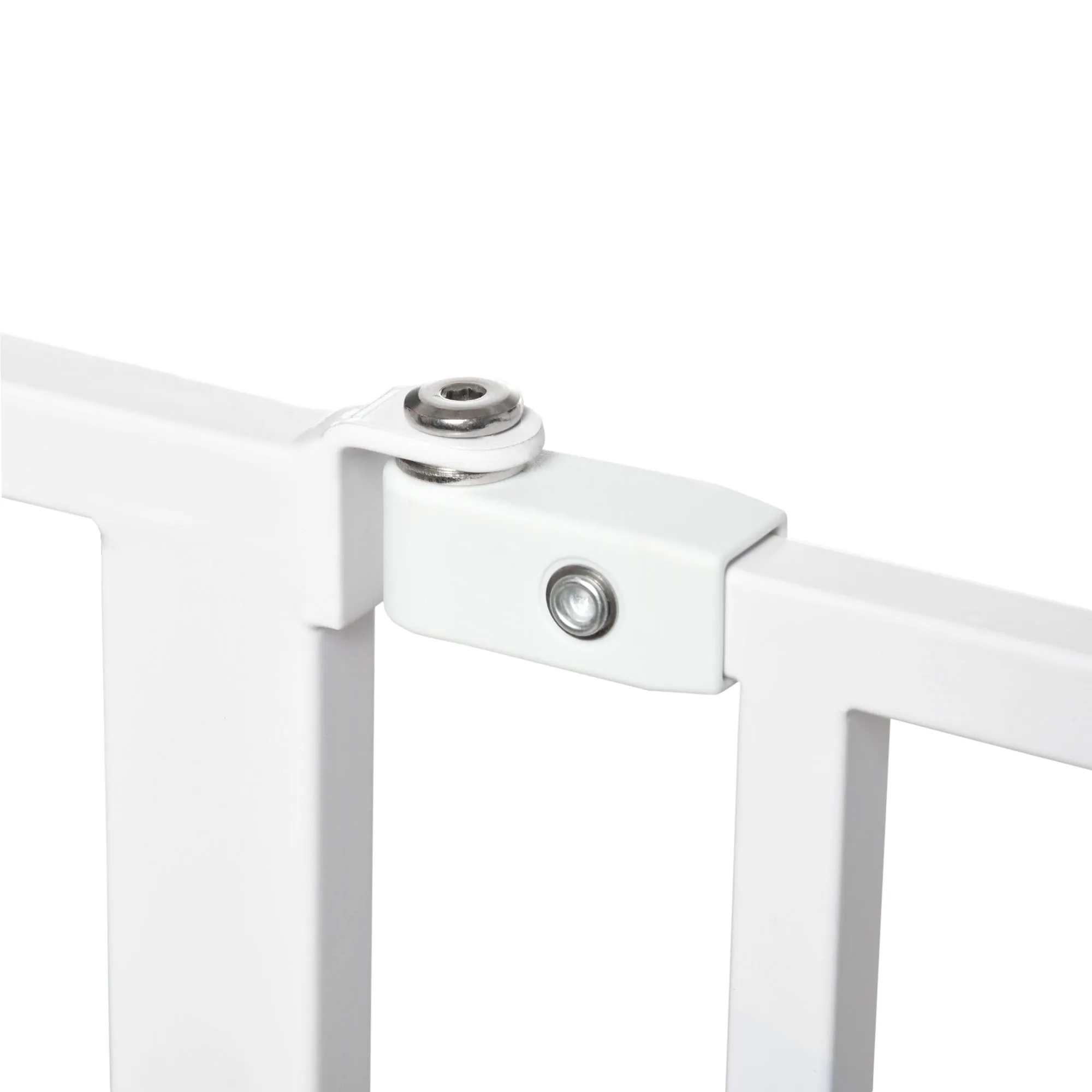 PawHut Dog Gate Extra Wide Stairway Gate for Pet with Door