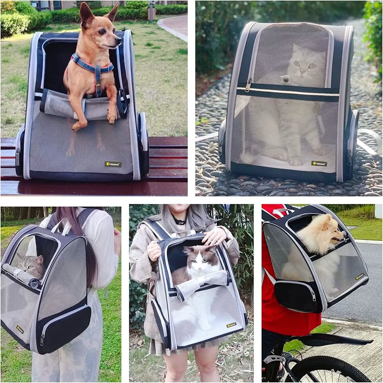 Pet Bubble Backpack | Space Capsule Travel Carrier | Ventilated Design for Cats & Small Dogs | Astronaut Style