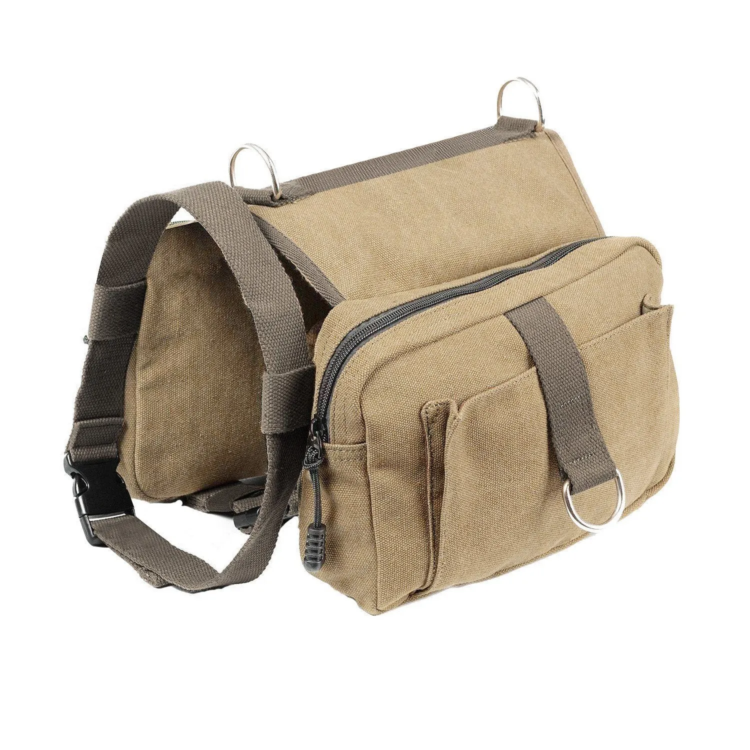 Pet Dog Backpack Hound Hiking Camping Saddle Bag