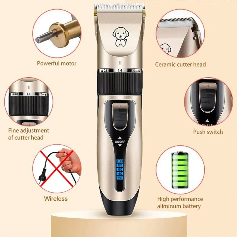 Professional Rechargeable Dog Clippers for Grooming