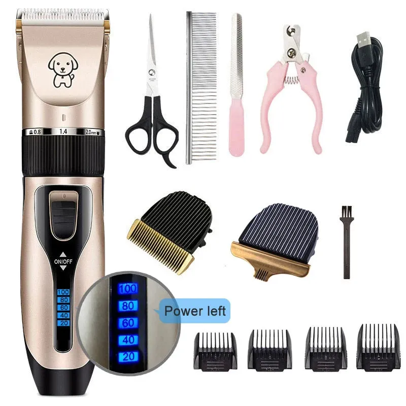 Professional Rechargeable Dog Clippers for Grooming