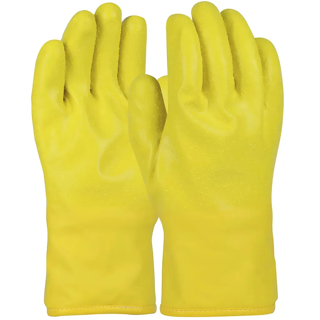 QRP 10255L Cold Handling Polyurethane Glove with Thermal Cotton Lining - 21"