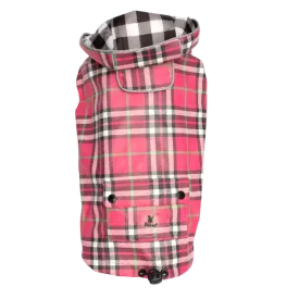 Raincoat | Bias Plaid Pink