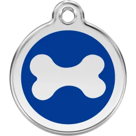 Red Dingo Bone Pet ID Dog Tags
