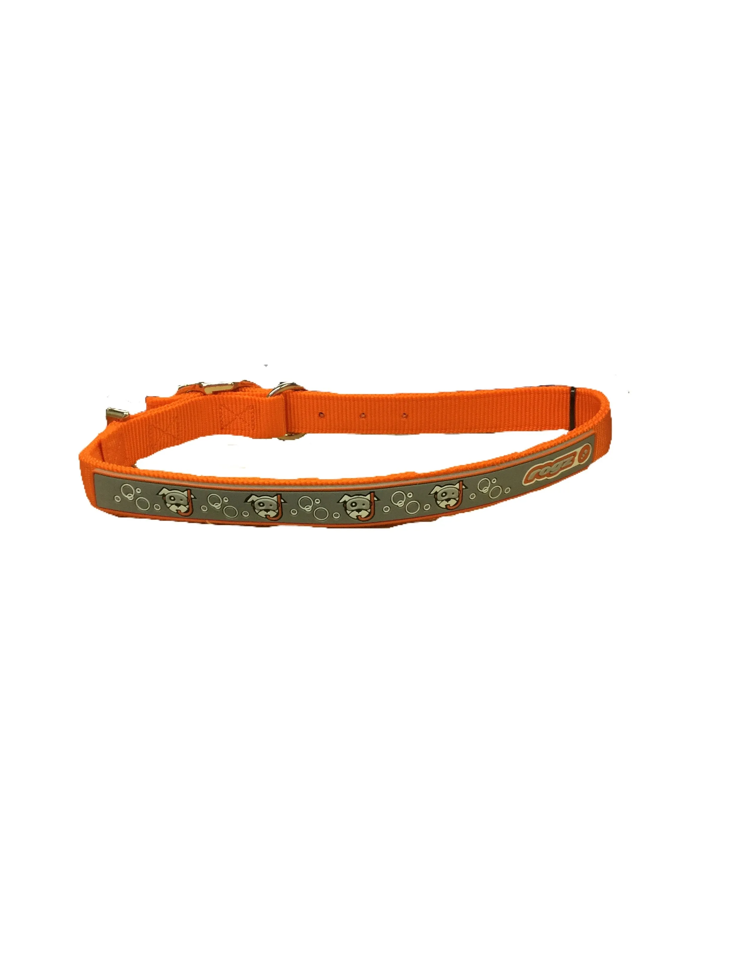 Rogz - Rhinohide Buckle Choker - Aqua Patch Grey - 23-28" SALE