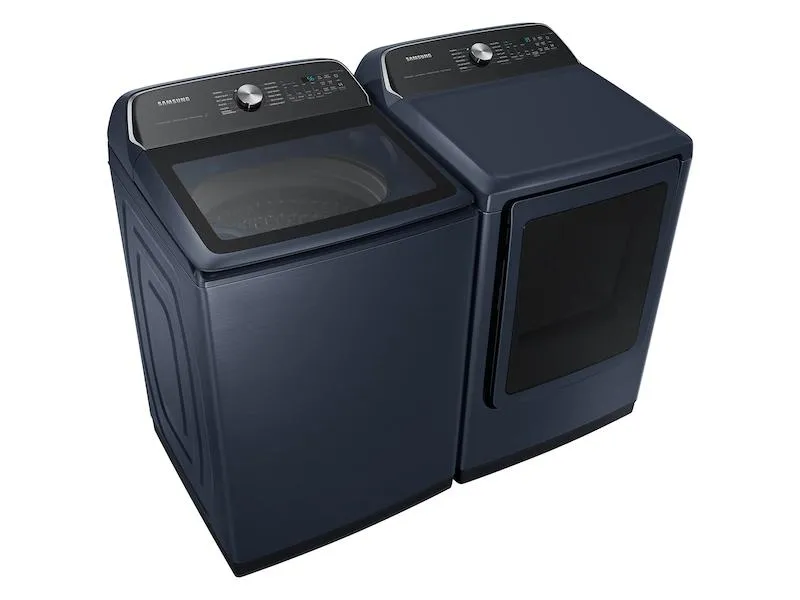Samsung DVE54CG7150DA3 7.4 cu. ft. Smart Electric Dryer with Pet Care Dry and Steam Sanitize  in Brushed Navy