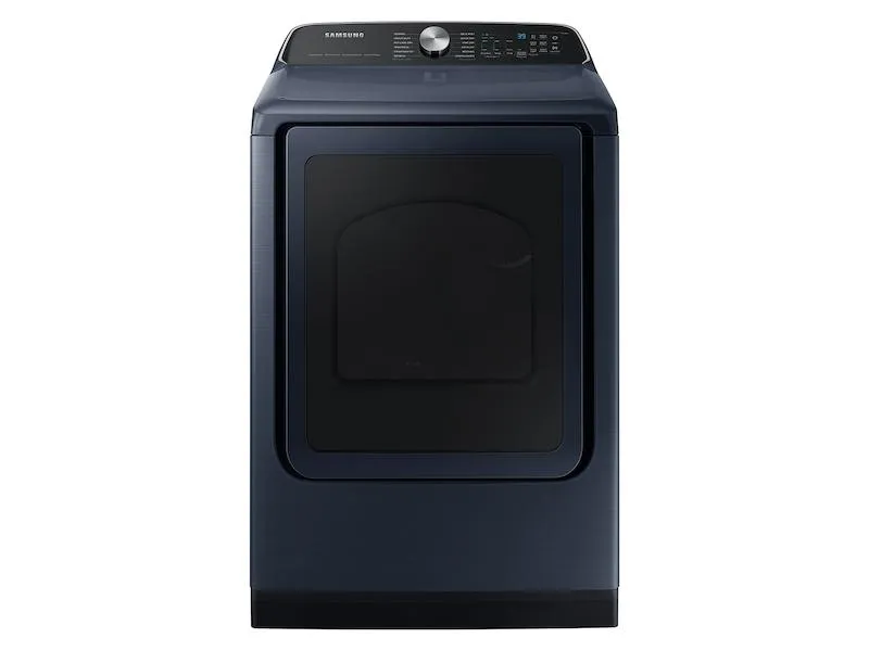 Samsung DVE54CG7150DA3 7.4 cu. ft. Smart Electric Dryer with Pet Care Dry and Steam Sanitize  in Brushed Navy