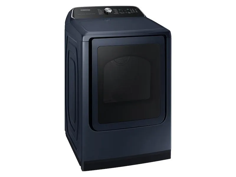 Samsung DVE54CG7150DA3 7.4 cu. ft. Smart Electric Dryer with Pet Care Dry and Steam Sanitize  in Brushed Navy