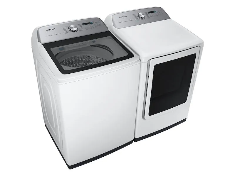Samsung DVE54CG7150WA3 7.4 cu. ft. Smart Electric Dryer with Pet Care Dry and Steam Sanitize  in White