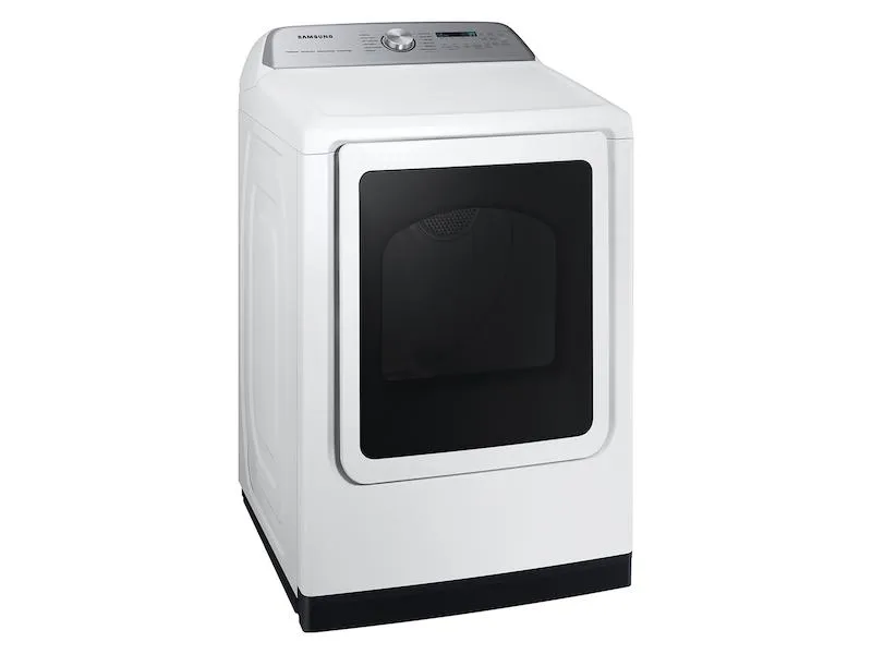 Samsung DVE54CG7150WA3 7.4 cu. ft. Smart Electric Dryer with Pet Care Dry and Steam Sanitize  in White