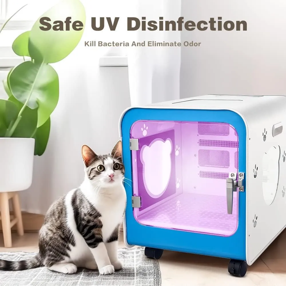 Septree™ Automatic Pet Hair Dryer Box for Cats and Dogs, 75L Large Capacity