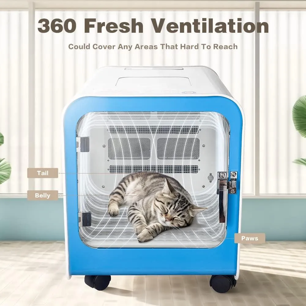 Septree™ Automatic Pet Hair Dryer Box for Cats and Dogs, 75L Large Capacity