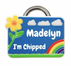 Silicone Custom Engraved Rainbow Dog ID Tag