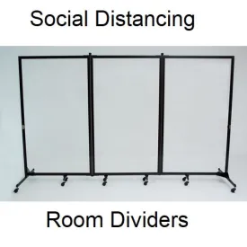 Social Distancing Clear Room Safety Barriers Dividers