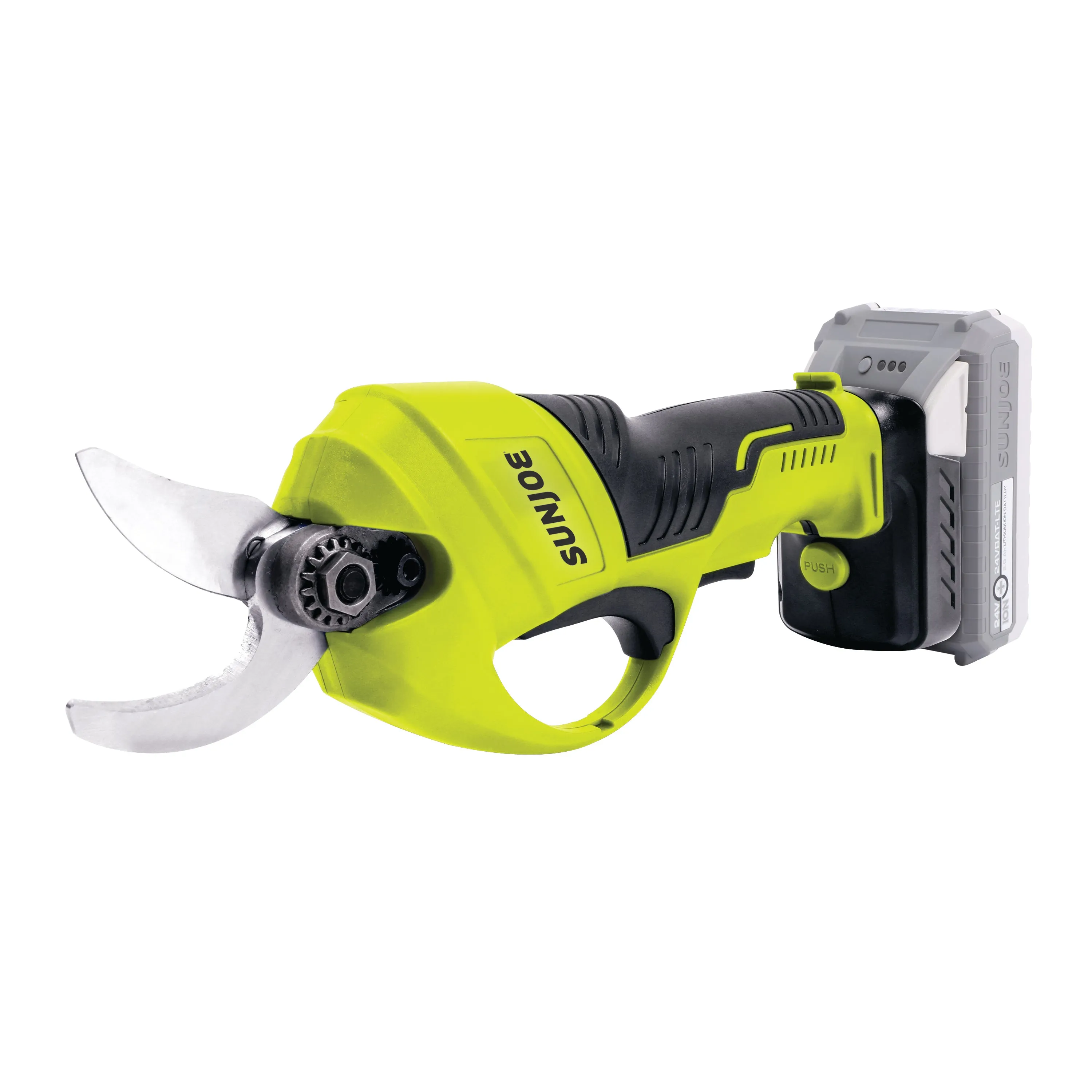 Sun Joe 24V-PRN1-LTE 24-Volt* Cordless Handheld Pruner | 80-Watts | W/ 2.0-Ah Battery   Charger