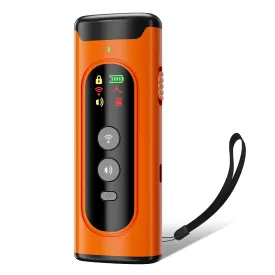 Ultrasonic Dog Repeller | 50FT Range Dog Bark Deterrent Device | Anti-Bark Device for Dog Training | With LED Flashlight