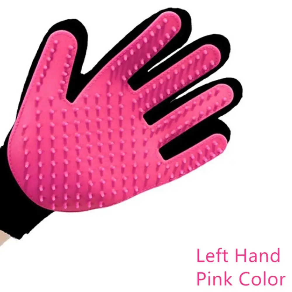 ULTRASOUND PET Dog Hair Brush Glove For Pet Cleaning Massage Grooming Comb Supply Finger Cleaning Pet Cats Hair Brush Glove