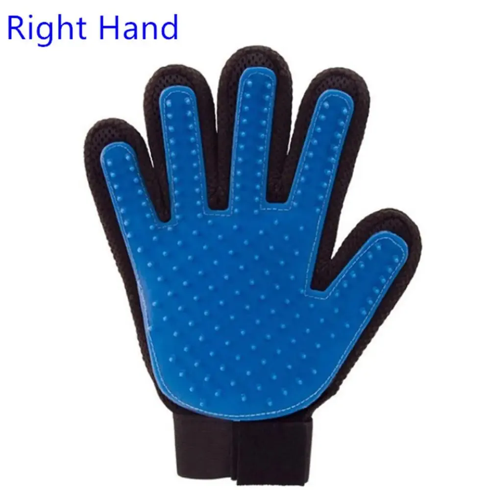 ULTRASOUND PET Dog Hair Brush Glove For Pet Cleaning Massage Grooming Comb Supply Finger Cleaning Pet Cats Hair Brush Glove