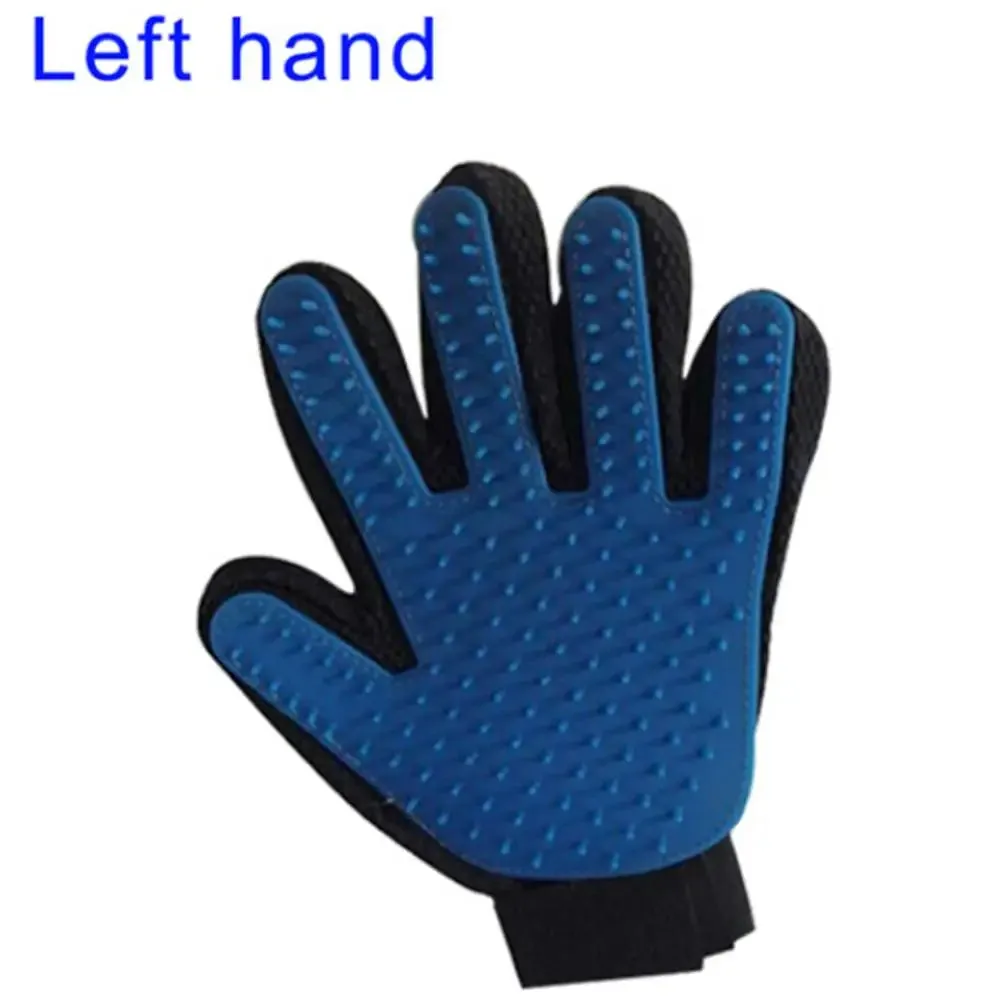 ULTRASOUND PET Dog Hair Brush Glove For Pet Cleaning Massage Grooming Comb Supply Finger Cleaning Pet Cats Hair Brush Glove
