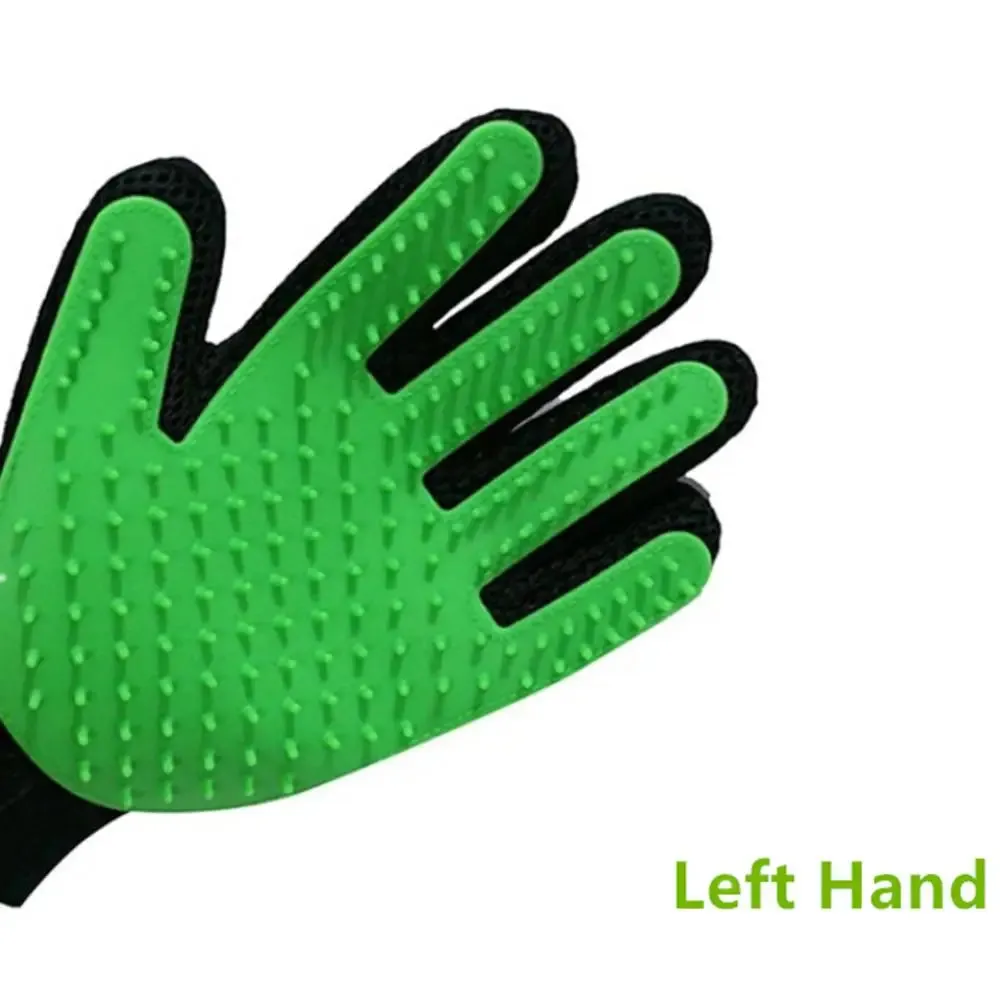 ULTRASOUND PET Dog Hair Brush Glove For Pet Cleaning Massage Grooming Comb Supply Finger Cleaning Pet Cats Hair Brush Glove