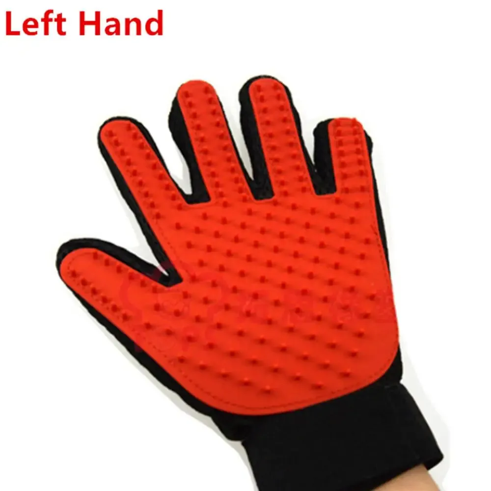 ULTRASOUND PET Dog Hair Brush Glove For Pet Cleaning Massage Grooming Comb Supply Finger Cleaning Pet Cats Hair Brush Glove