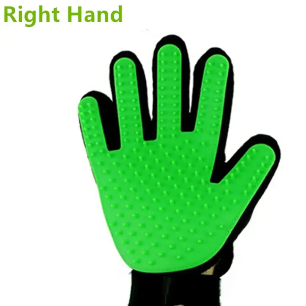 ULTRASOUND PET Dog Hair Brush Glove For Pet Cleaning Massage Grooming Comb Supply Finger Cleaning Pet Cats Hair Brush Glove