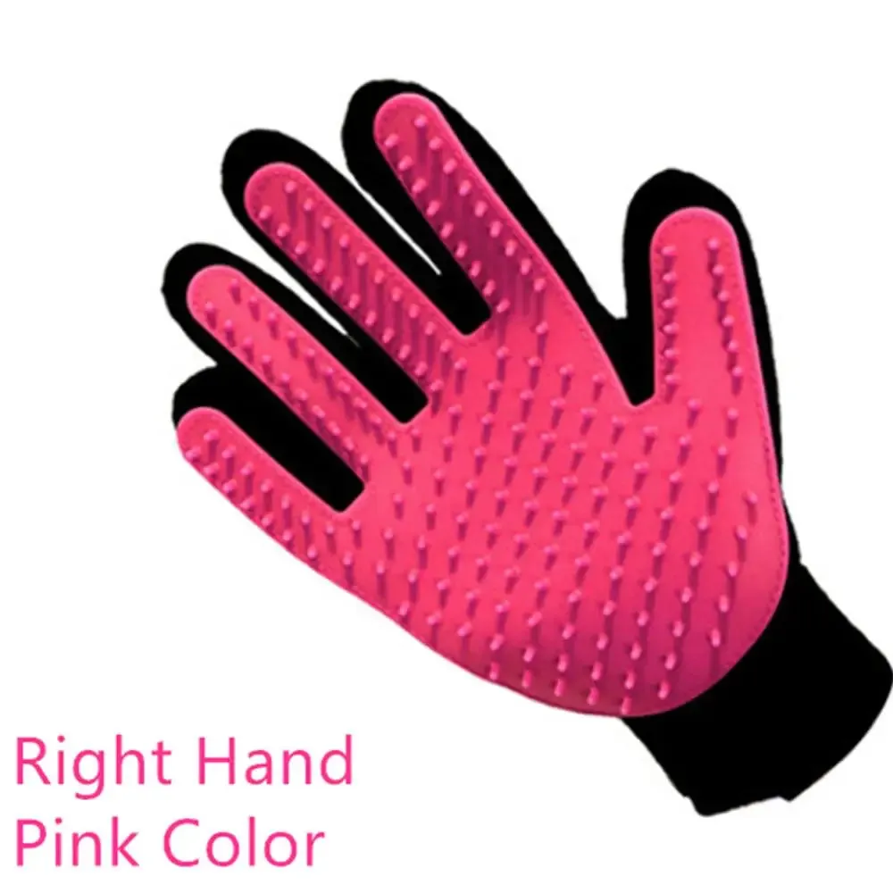 ULTRASOUND PET Dog Hair Brush Glove For Pet Cleaning Massage Grooming Comb Supply Finger Cleaning Pet Cats Hair Brush Glove