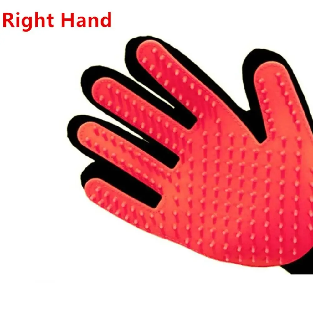 ULTRASOUND PET Dog Hair Brush Glove For Pet Cleaning Massage Grooming Comb Supply Finger Cleaning Pet Cats Hair Brush Glove